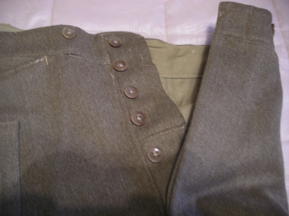 Vintage Military Pantaloons Motorcycle Cavalry Pants