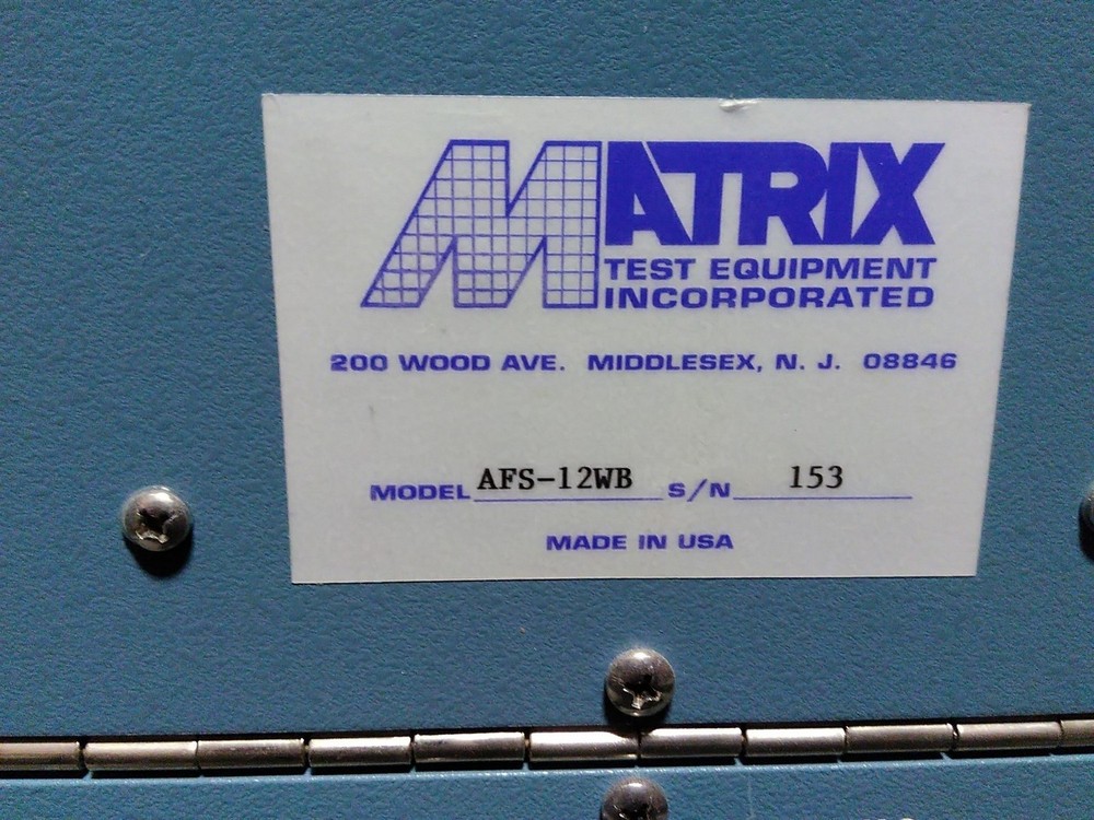 Power Tested Only Matrix Test Equipment AFS-12WB Filter Selector AS-IS