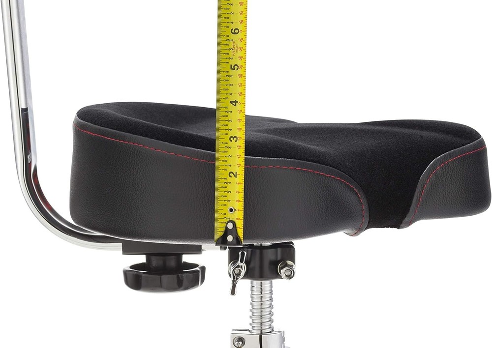 Gibraltar Padded Memory Foam Drum Set Seat Throne w/ Backrest