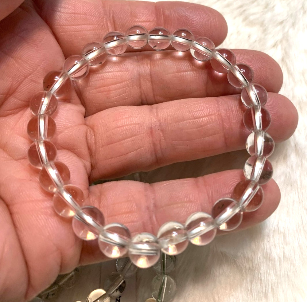 Clear Quartz Stretch Bracelet B-3050