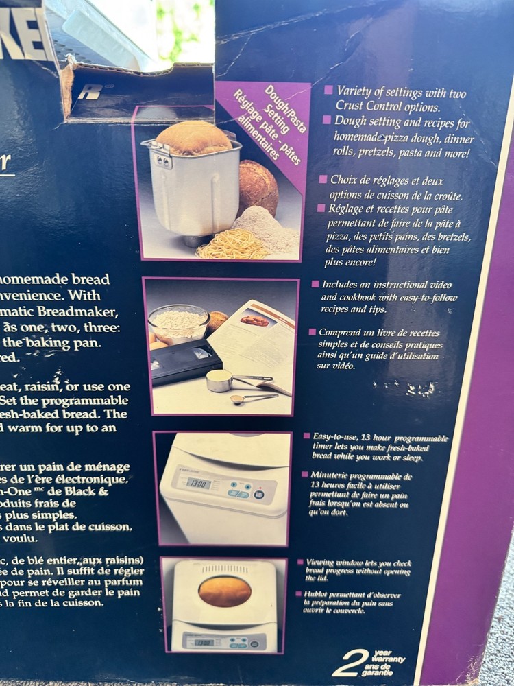 Black & Decker Model B1560 All-In-One Deluxe Automatic Breadmaker Tested