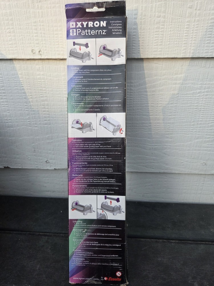 Xyron Creatopia Embossing Roller Patterns Circles