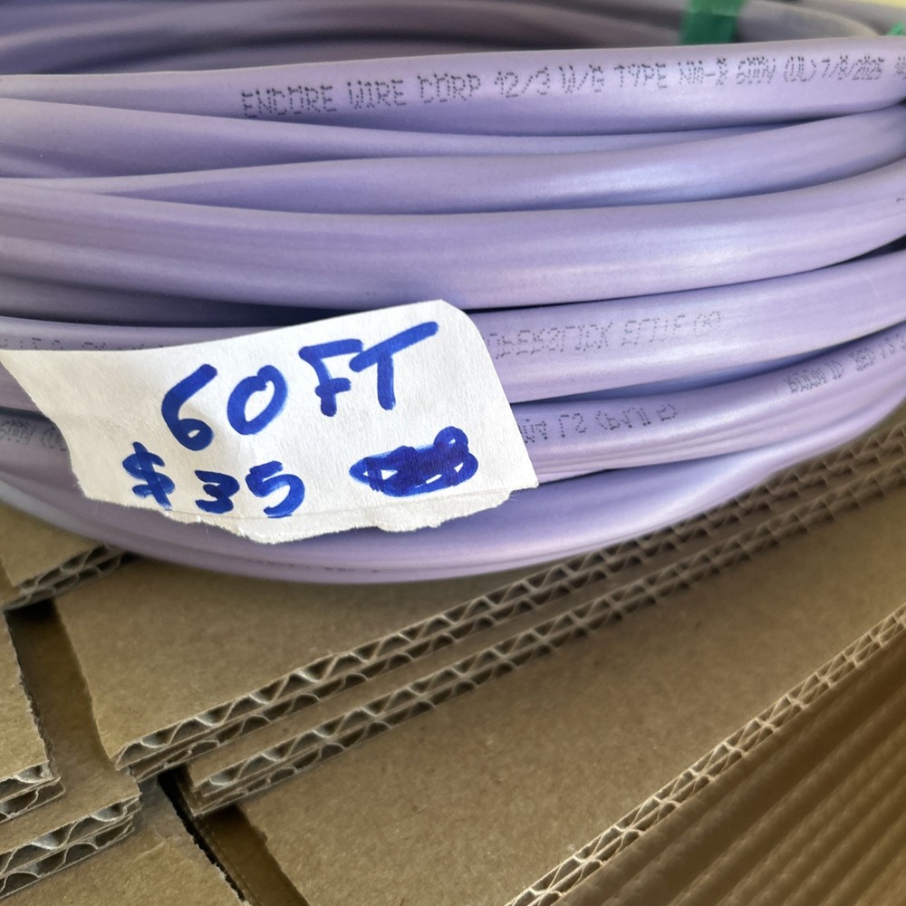 Romex 12/3 De 60’ft