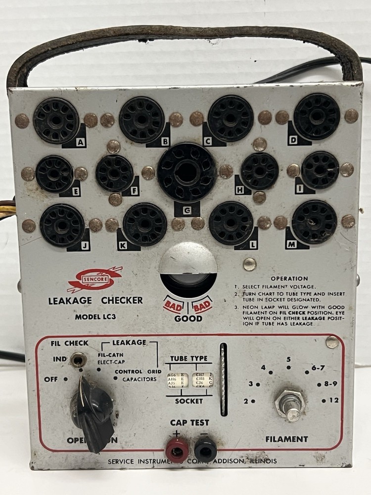 1959 Sencore LC3 Leakage / Tube Tester - Untested