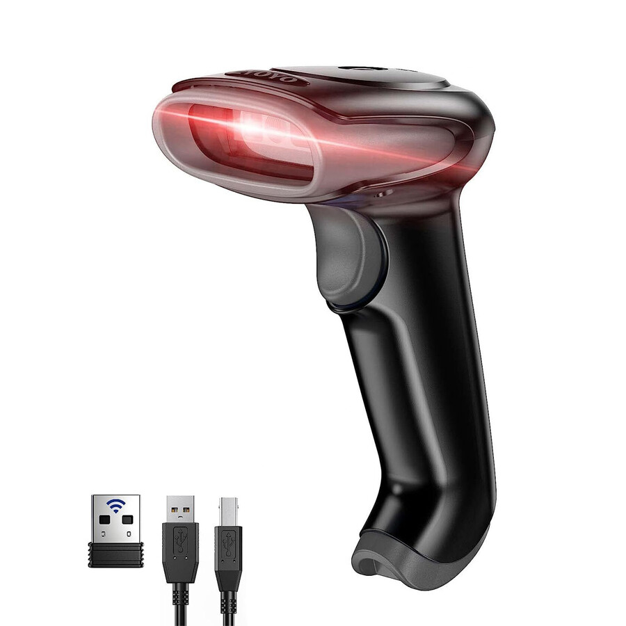 Eyoyo USB Handheld 2D Wireless Bluetooth Barcode Scanner for Inventory Store PC