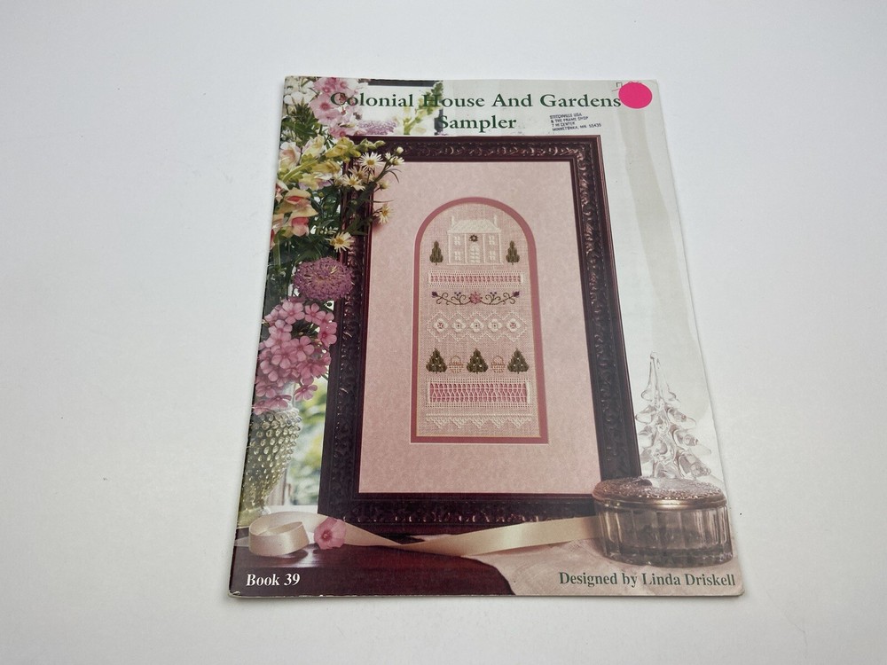 Linda Driskell Colonial House And Garden Sampler Needlepoint Pattern
