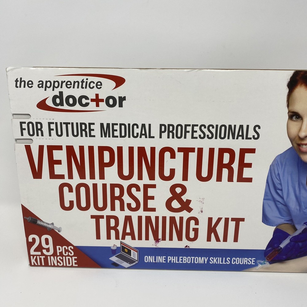 The Apprentice Doctor Venipuncture Course & Training Kit 29 Pcs Inside