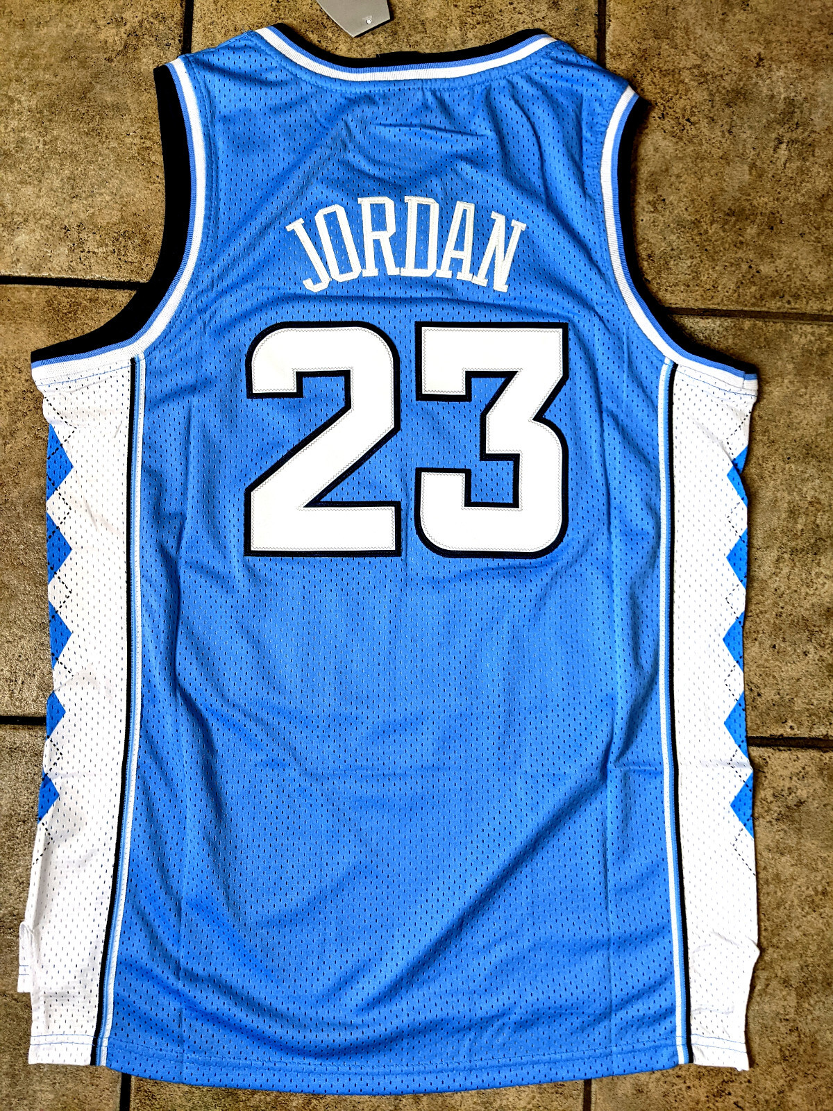 Michael Jordan Jersey #23 North Carolina Throwback Jersey Men's Blue US Seller