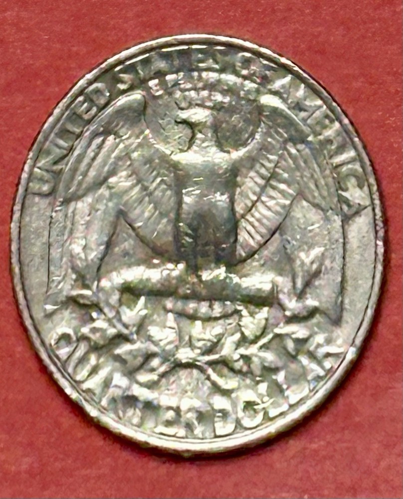 1983 P WASHINGTON QUARTER ERROR ! FILLED IN P MINT MARK ERROR#219