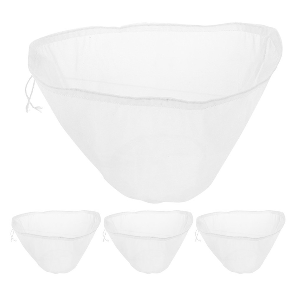 4 Pcs Kitchen Strainer Food Strainers Essentials Fabric Mesh Bag
