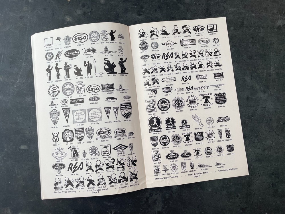 Sterling Type Foundry 'Typecast Cuts' Catalog Letterpress Print Block (1701)