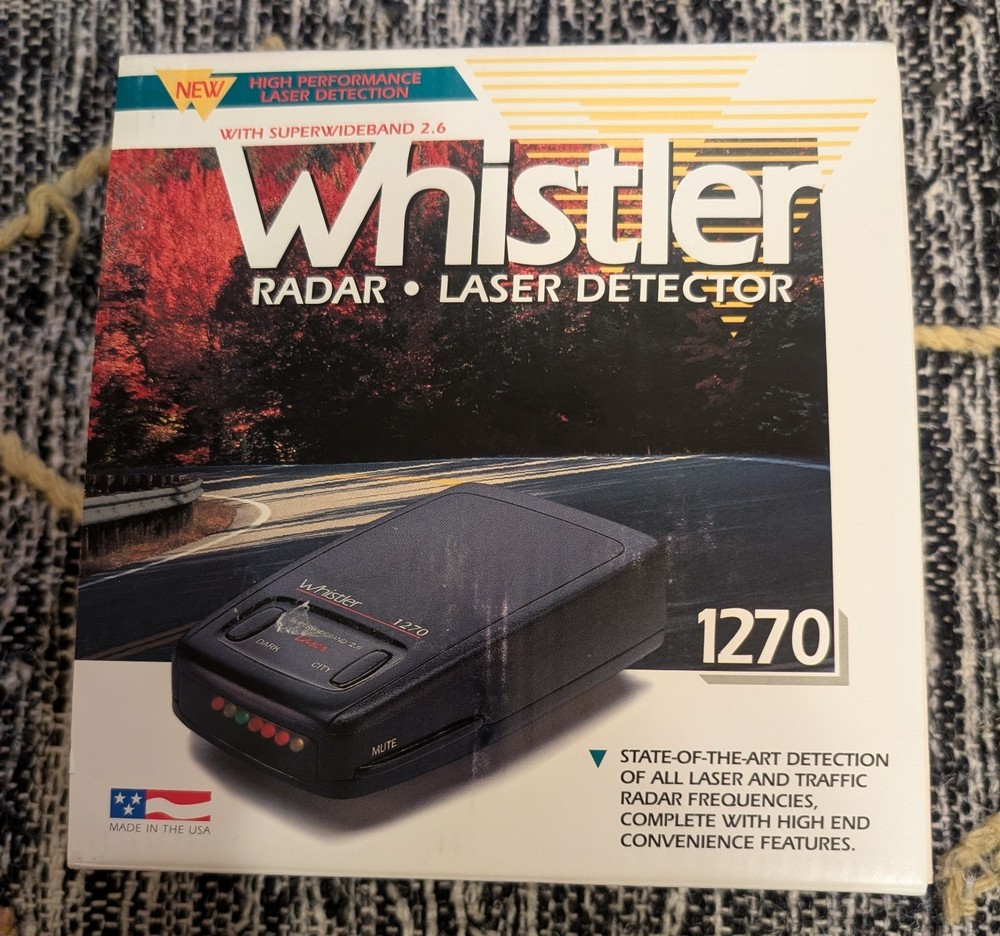 NOS Whistler Laser Radar Detector 1270