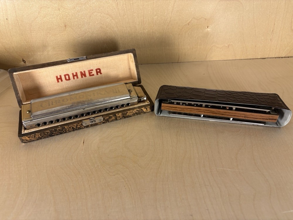 Hohner 64 Chromonica Pro Model and Chromonika III / Germany