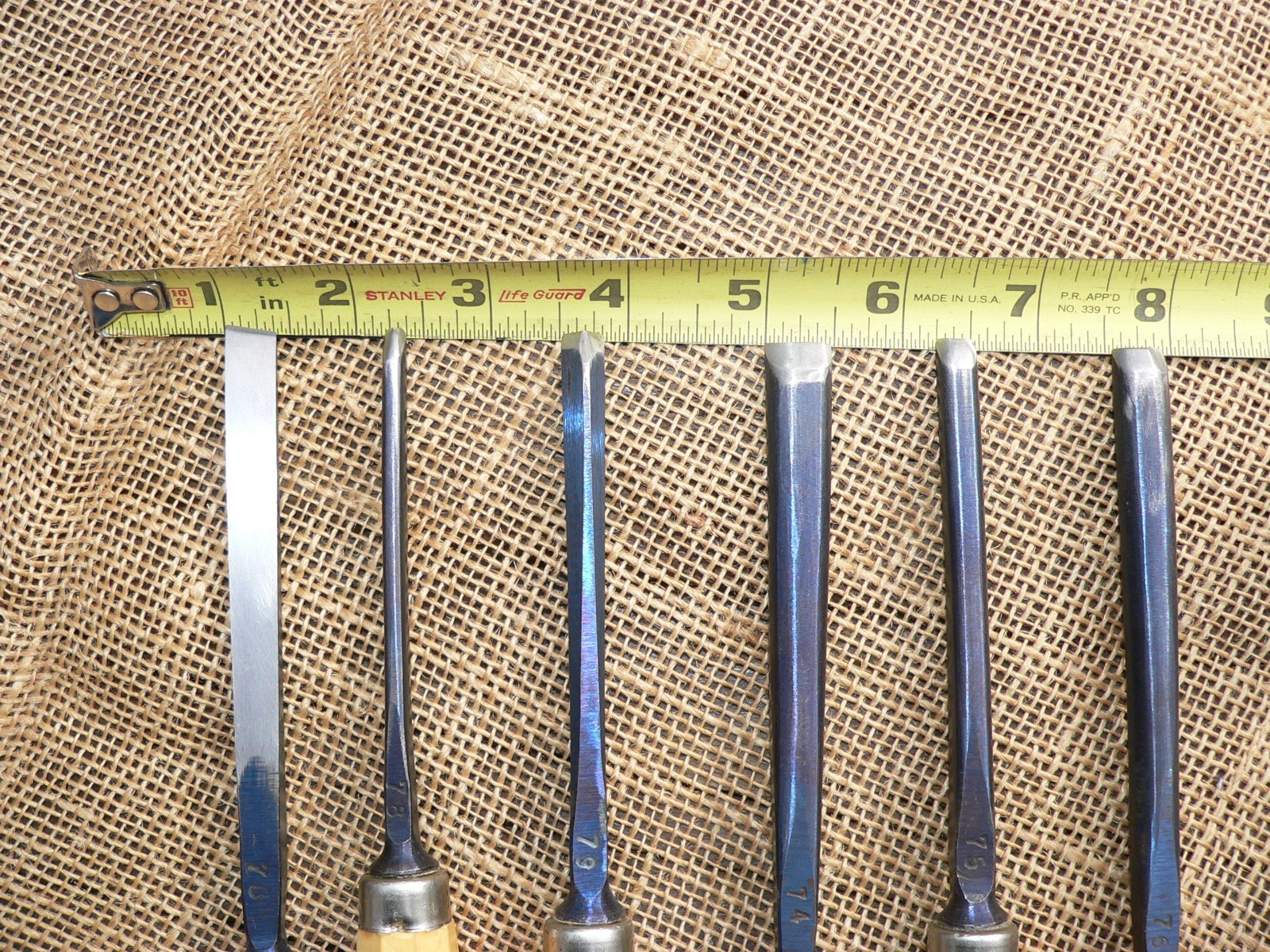 MIFER Carving Chisels Set of 6 Woodworking Tools, Spain