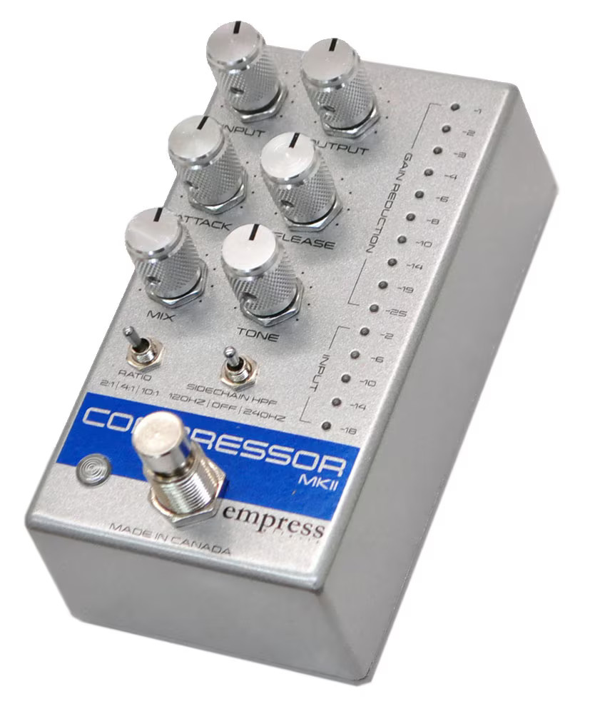 Empress Effects Compressor MKII Silver Guitar Pedal