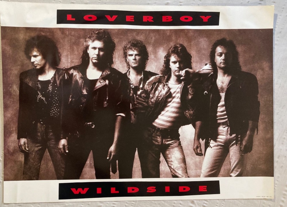 Loverboy 1987 Promo Poster Wildside
