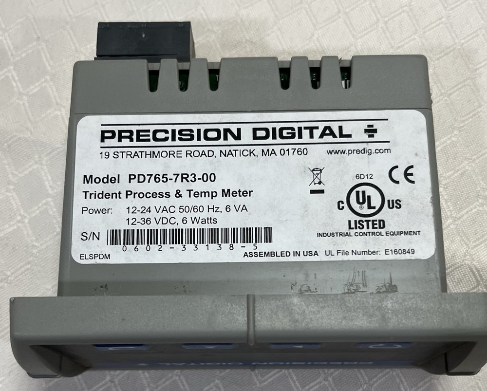 PRECISION DIGITAL PD765-7R3-00 DIGITAL METER