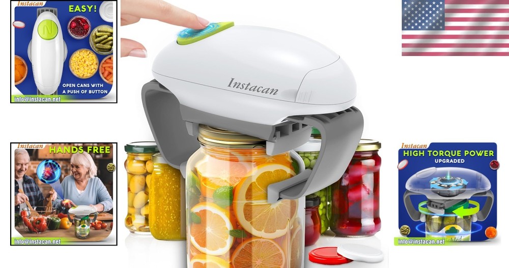 Automatic Jar Opener for Seniors - Arthritis Friendly