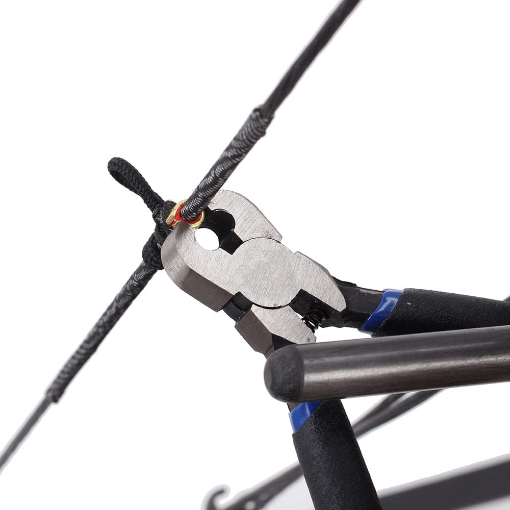 SOPOGER Archery Bow Square Nocking Points Pliers String Knock Kit T Black