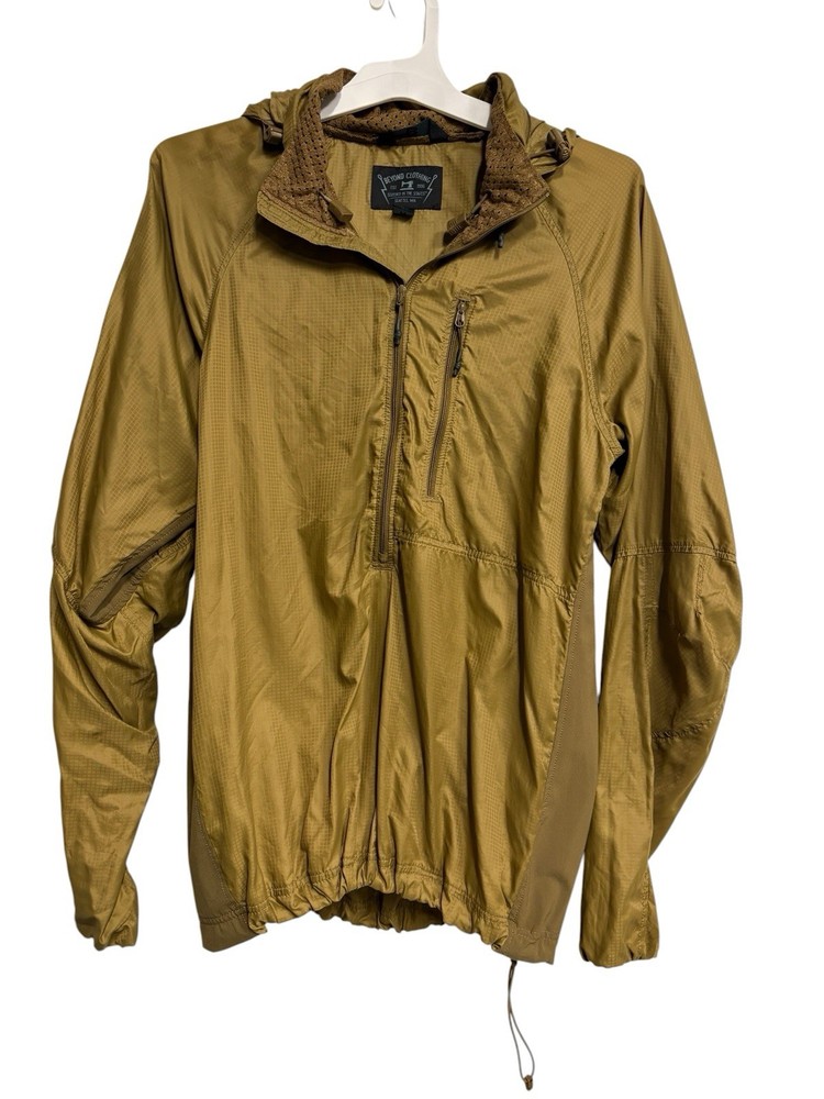 Beyond Clothing Bora Wind Jacket Coyote Brown Size Medium