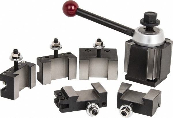Phase II Quick Change Tool Post Set 5 Holders Wedge Style 251-333 CXA