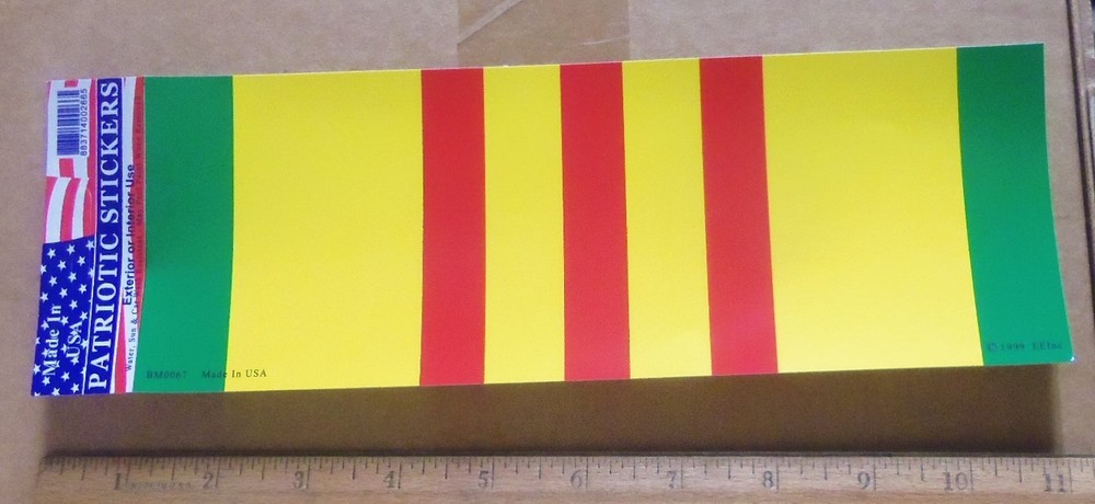 Vietnam Service Ribbon - Bumper Sticker