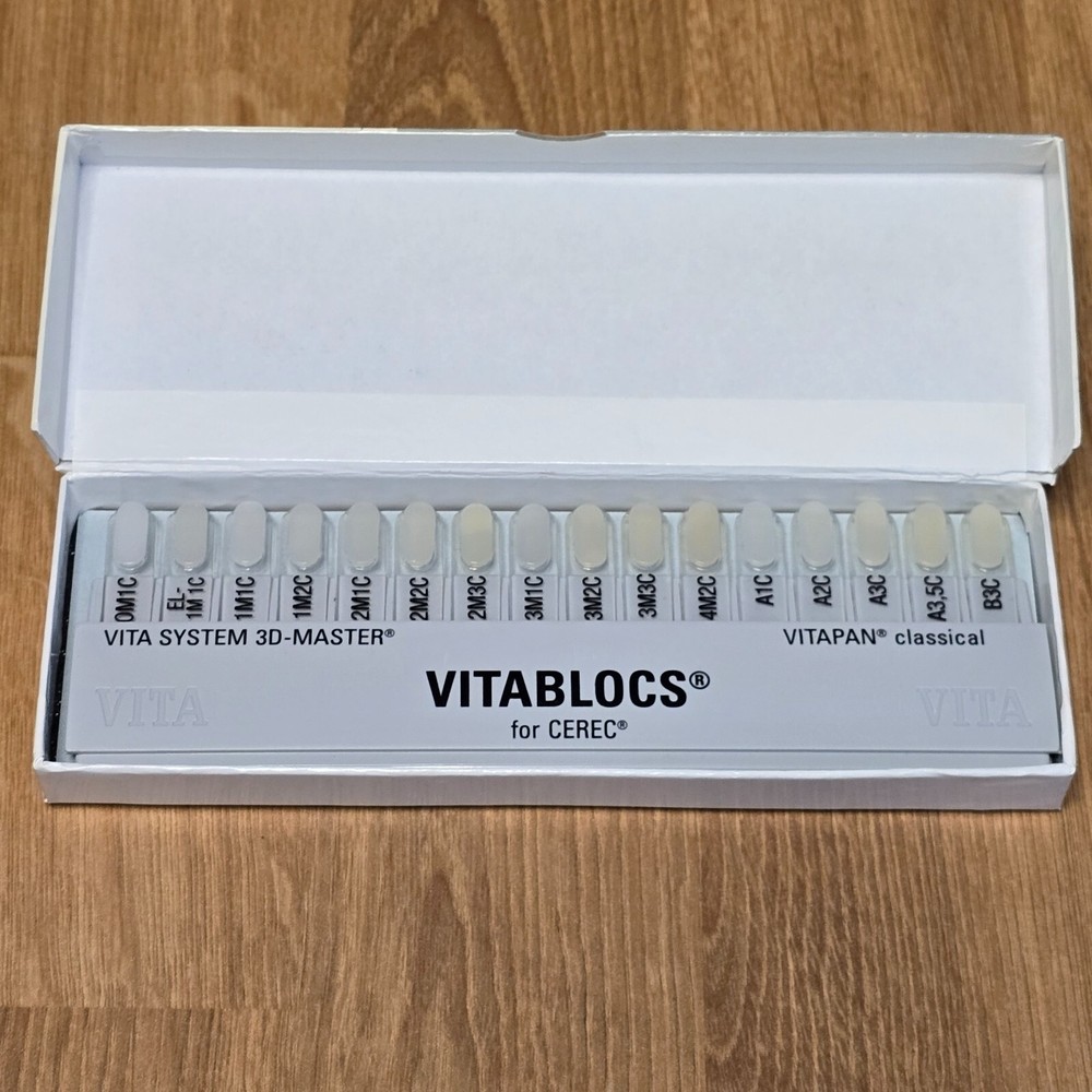 Cerec VitaBlocs Shade Guide REF: +J017B300 - Complete