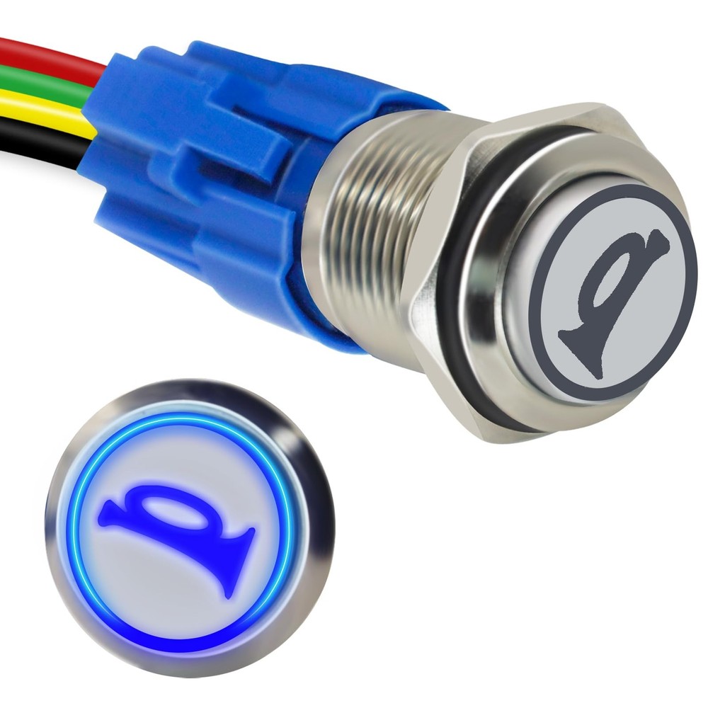 Horn Button, Momentary Push Button Switch, Horn Switch for Car Modification