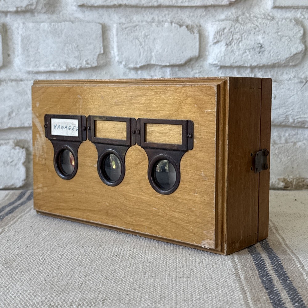 Vintage Shop Indicator Servant Call Box Bell