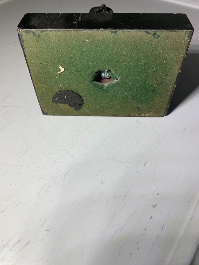 Antique Bronze Bust sculpture miniature Czar Nicholas II Black granite pedestal