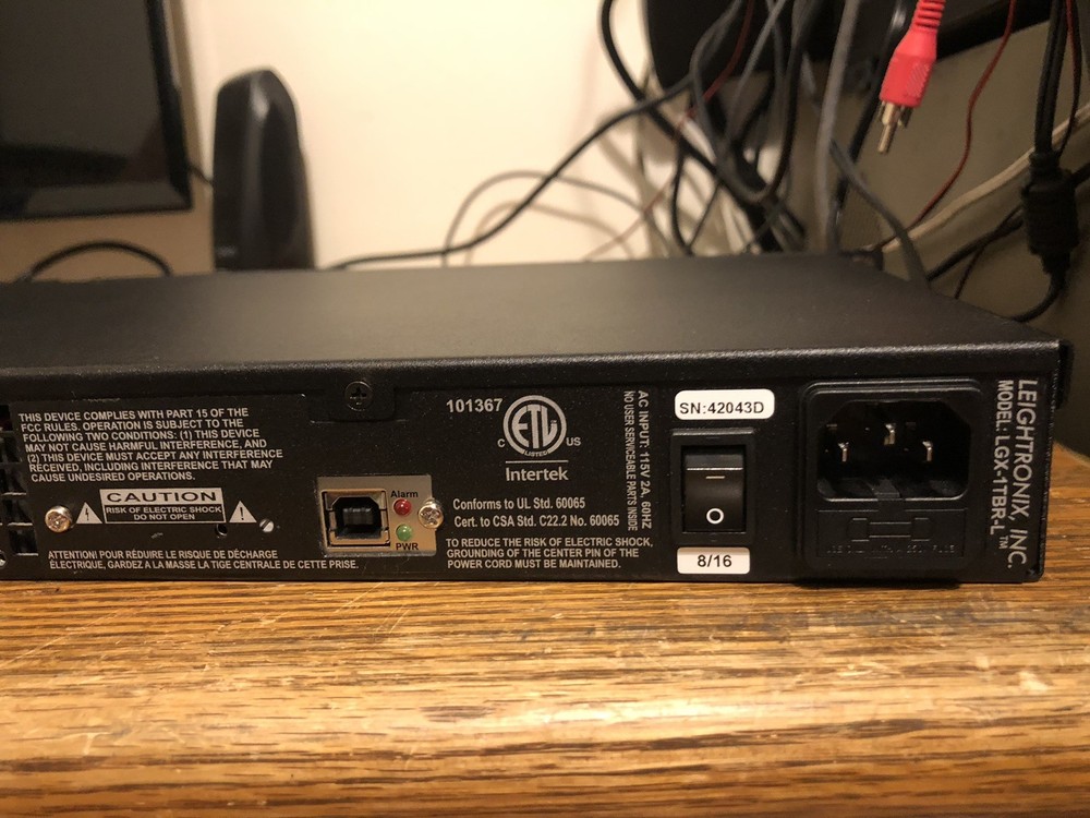 Working Leightronix LGX-1TBR-L USB RAID1 Rack Disk Array