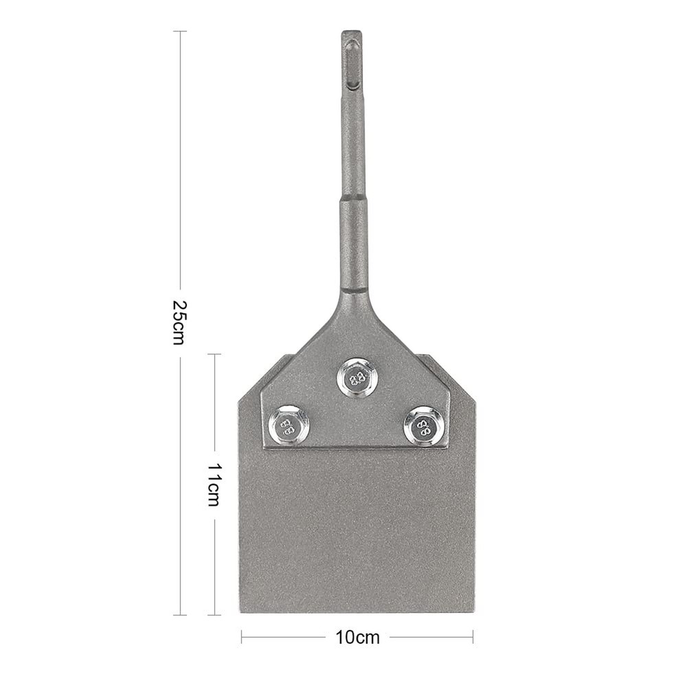 SDS Plus Floor Scraper 4" x 10", Thinset Removal Bit Tile Removal Chisel Tool...