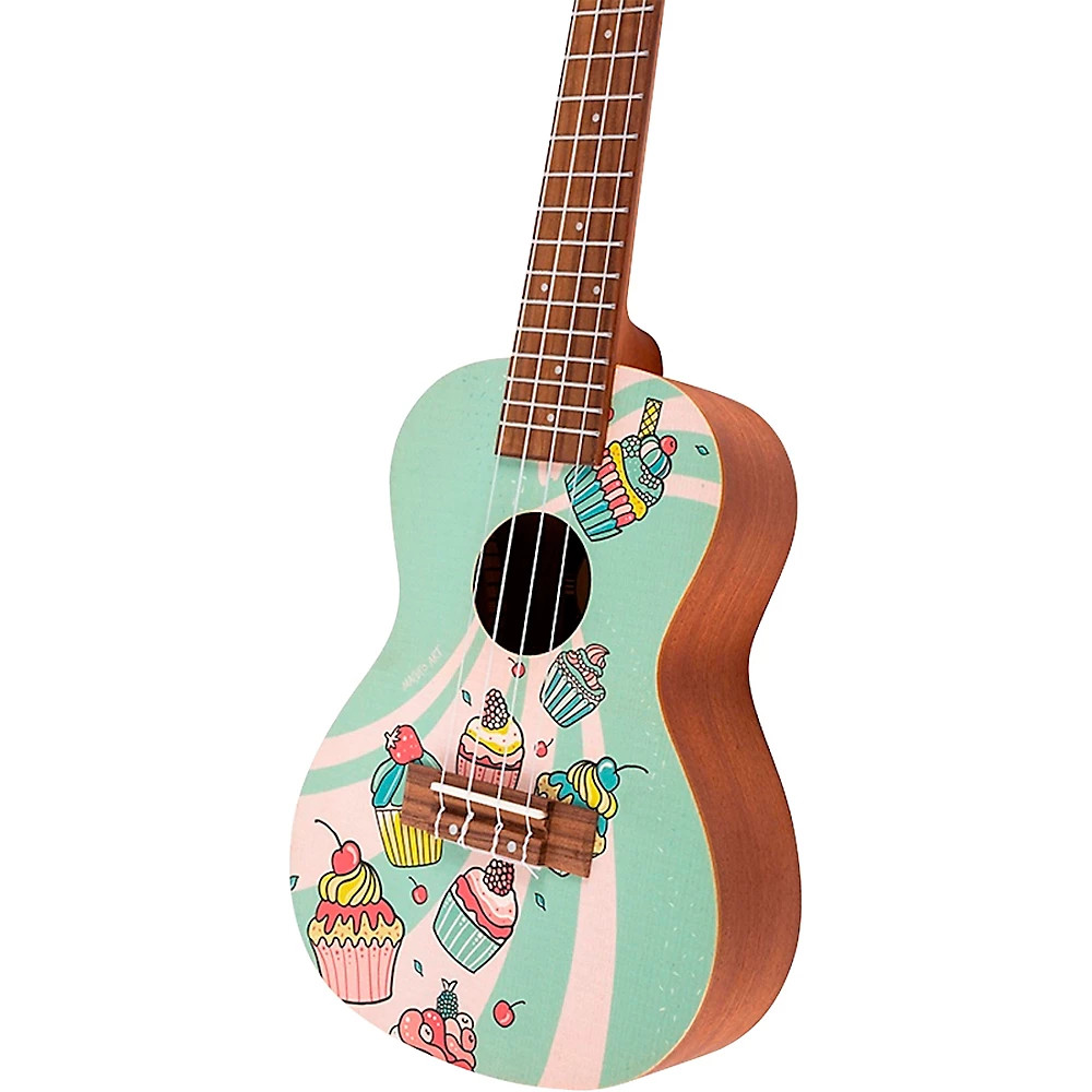 Flight AUC-33 Concert Ukulele Cupcake