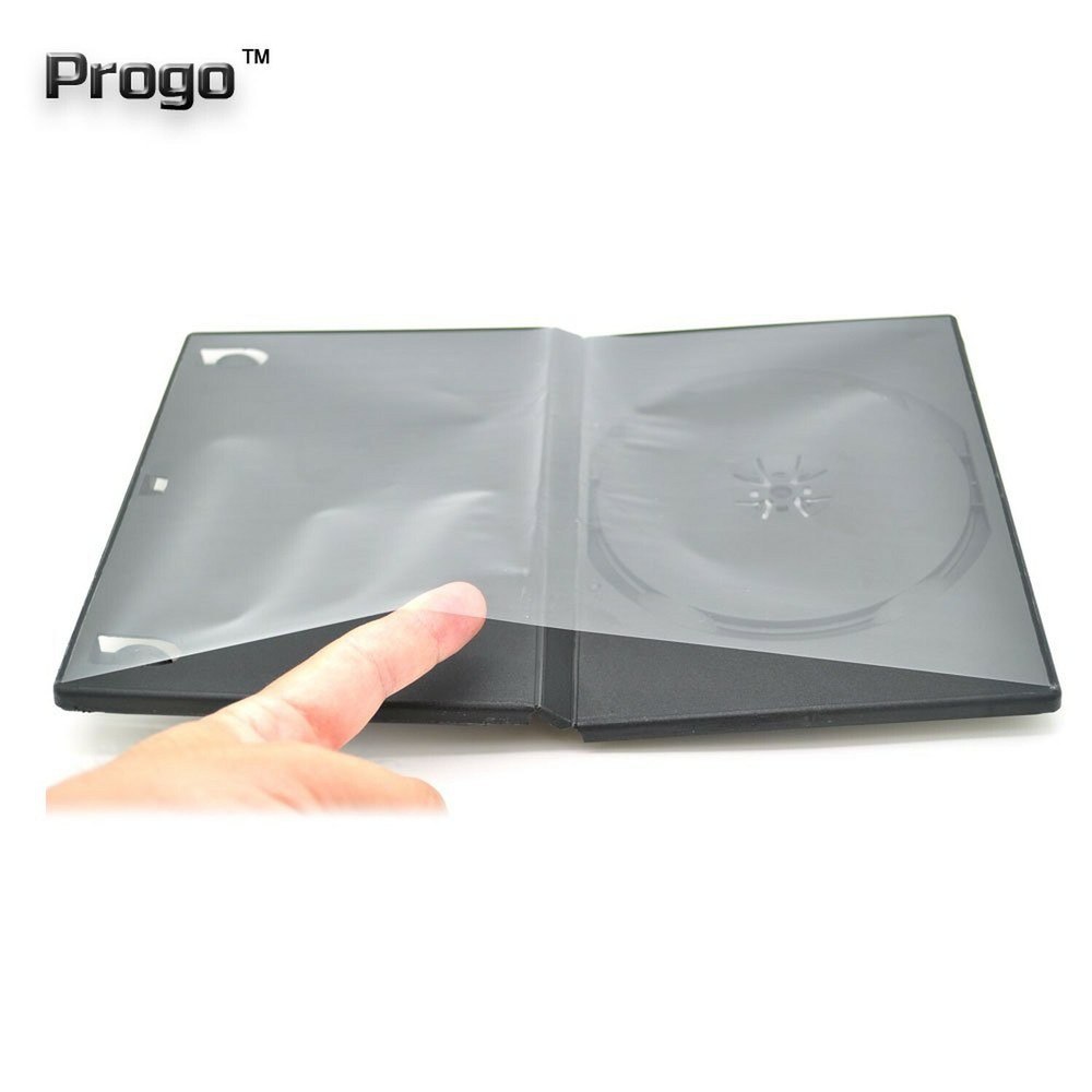 Progo 50 Pack Standard Black Single DVD Cases 14MM