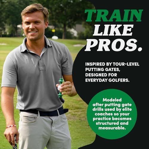 Putting Trainer – Golf Training Aid for Consistent Roll, Precision Start Line