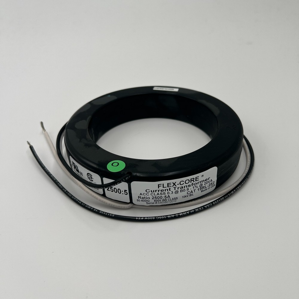 Flex-Core CT 19RL-252 Current Transformer 2500:5A 4.25” ID Class 0.3