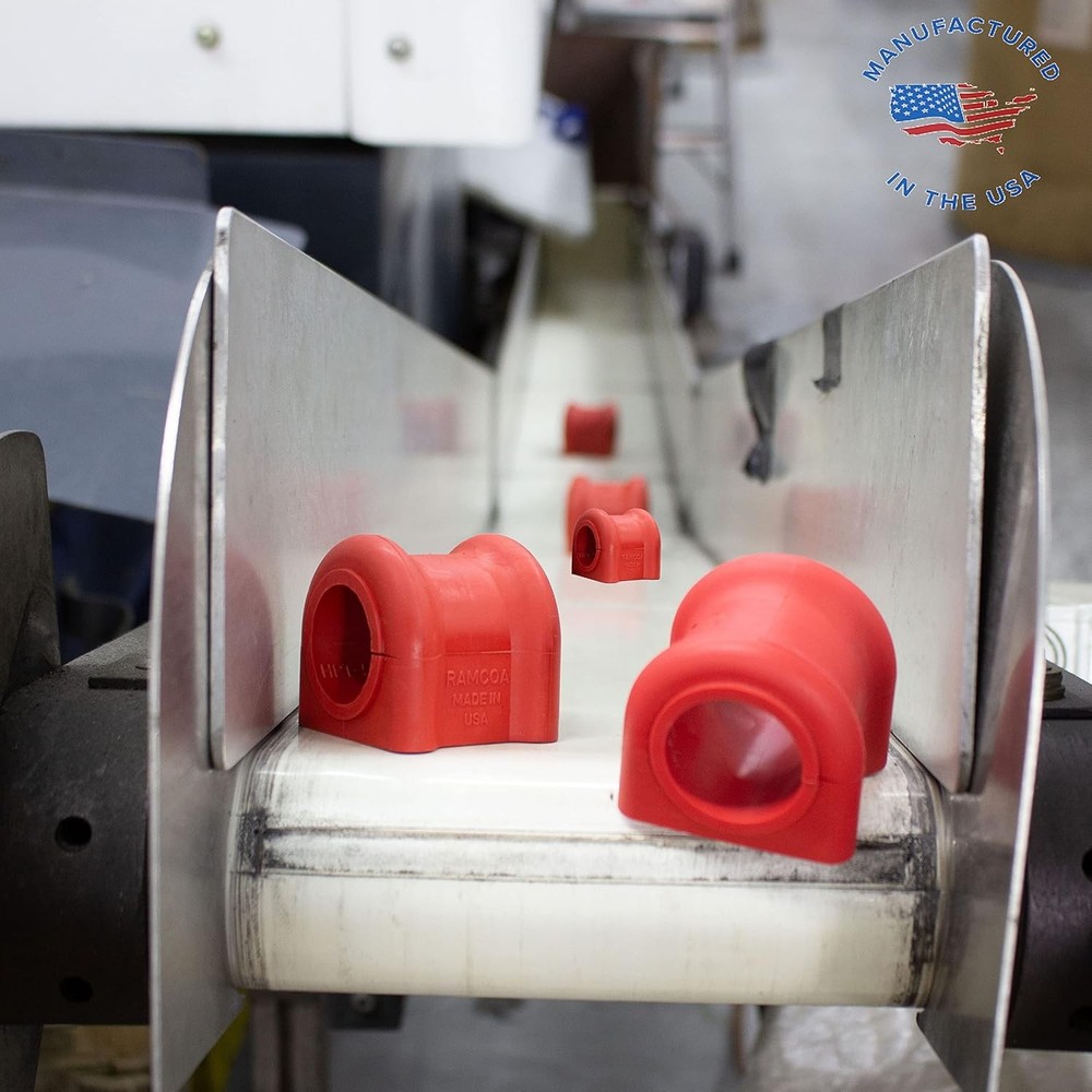 Front CODE RED Sway Bar Stabilizer Bushing Kit FITS Ram 1500 2500 3500, Wrangler
