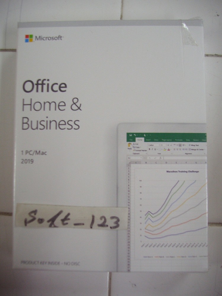 Microsoft Office Home & Business 2019 Full Version for 1 PC/MAC (PKC)=SEALED BOX