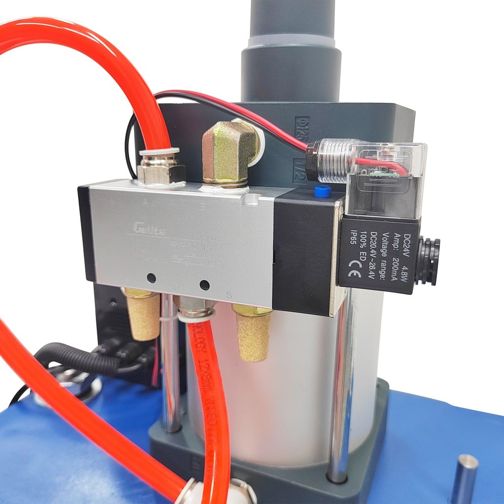 110V 1763lb/800kg Pneumatic Punch Press Machine with Controller Adjustable