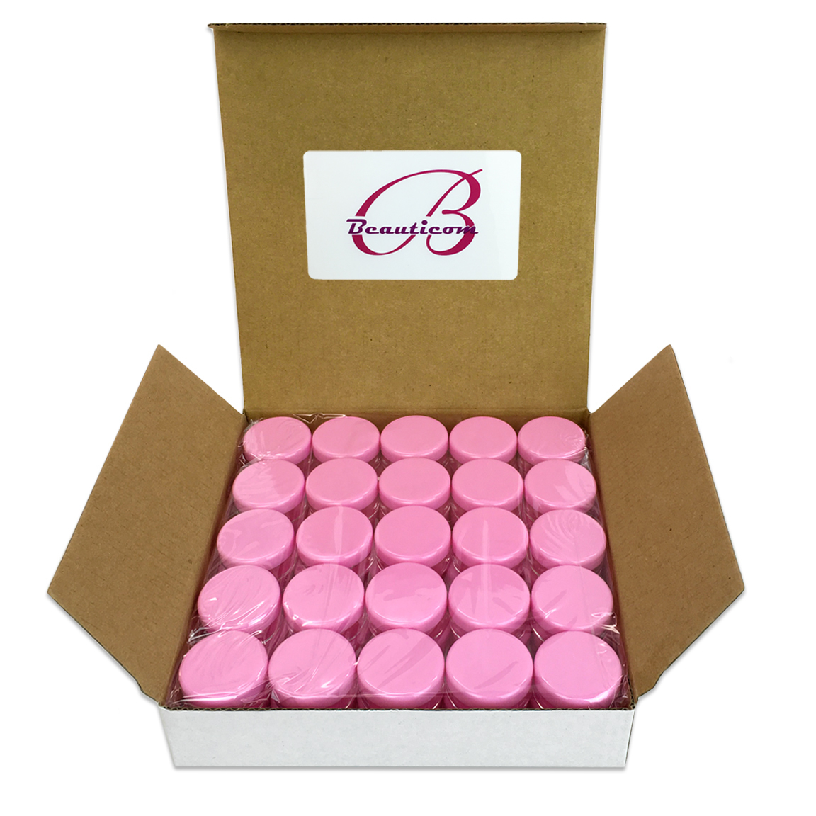 500 Pieces 5 Gram/5ML Plastic Makeup Cosmetic Lotion Cream Sample Jar Containers