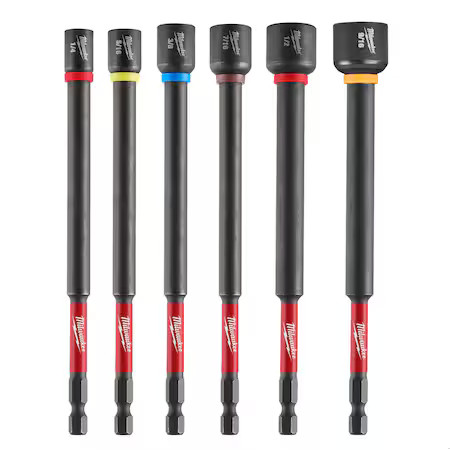Milwaukee Tool 49-66-4567 Nutsetter Set, 6 In L, Hex