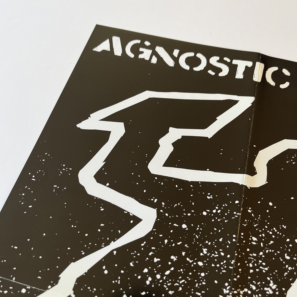 AGNOSTIC FRONT Rare 2001 Punk POSTER Dead Yuppies USA 19x13 Y2K