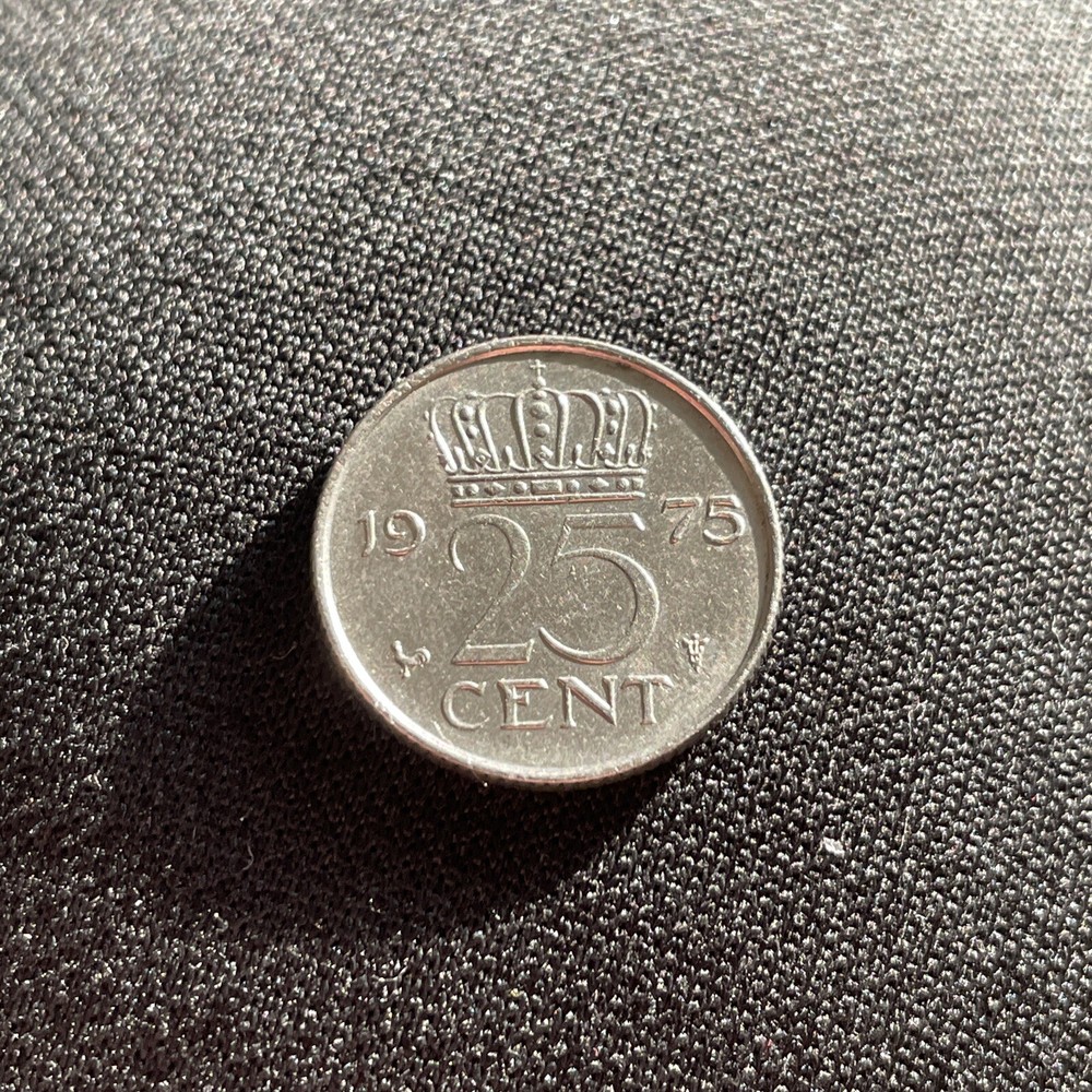 NETHERLANDS    25 Cents   1975   (tk434)