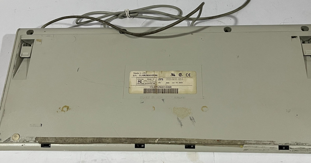 Vintage Computer Lab International Keyboard Wired CLI Curved Model M