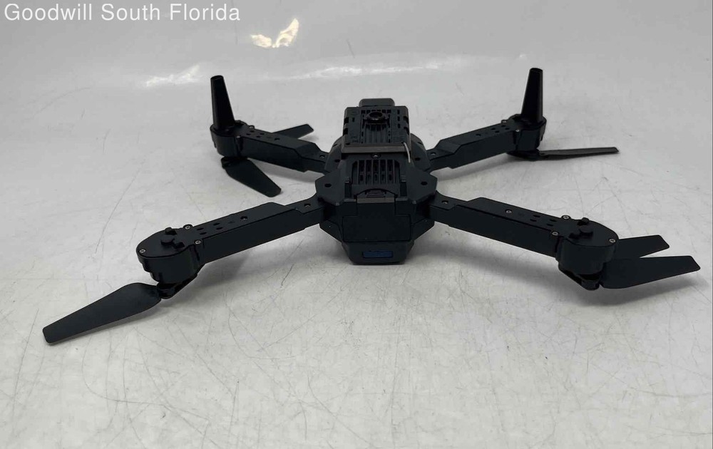 Black Remote Controller Drone With Accessories In Carrying Case No Tested