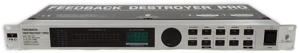 Behringer Feedback Destroyer Pro DSP1124P 24-Bit Digital Equalizer