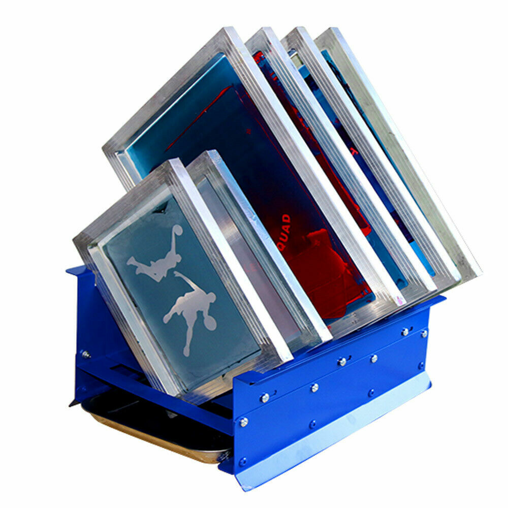 Updated Enhanced Screen Printing Frame Drying Rack Storage Holder Water Control
