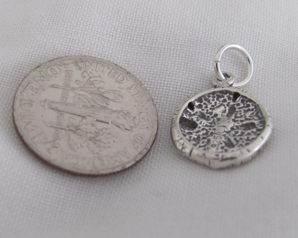 Sterling Silver Sand dollar charm