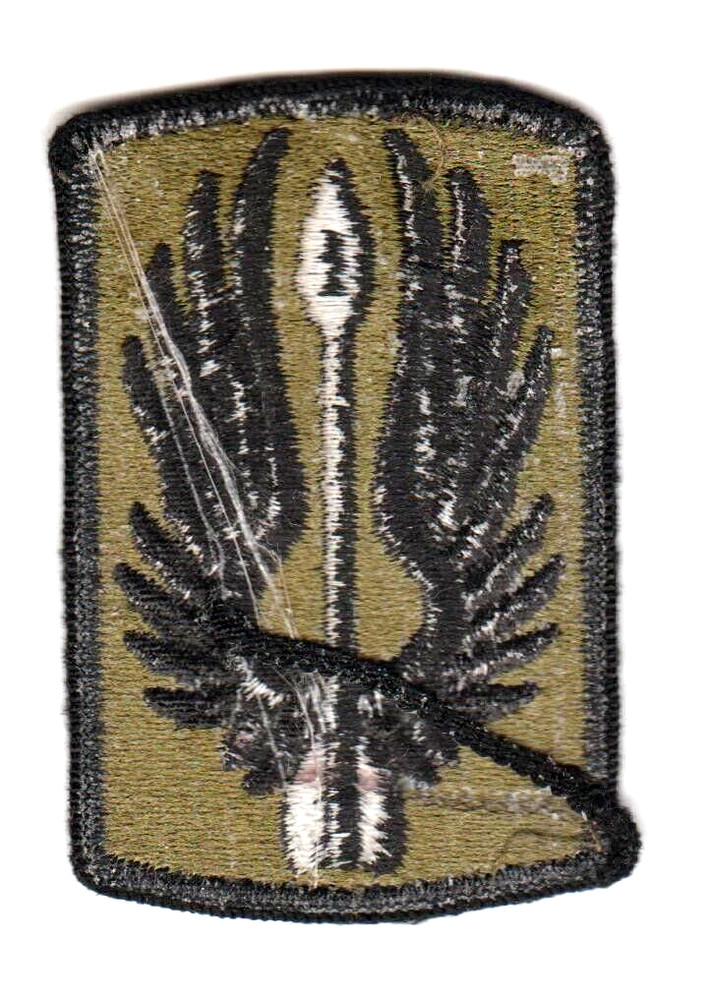 US ARMY 18th AVIATION BRIGADE Olive/Drab Patch
