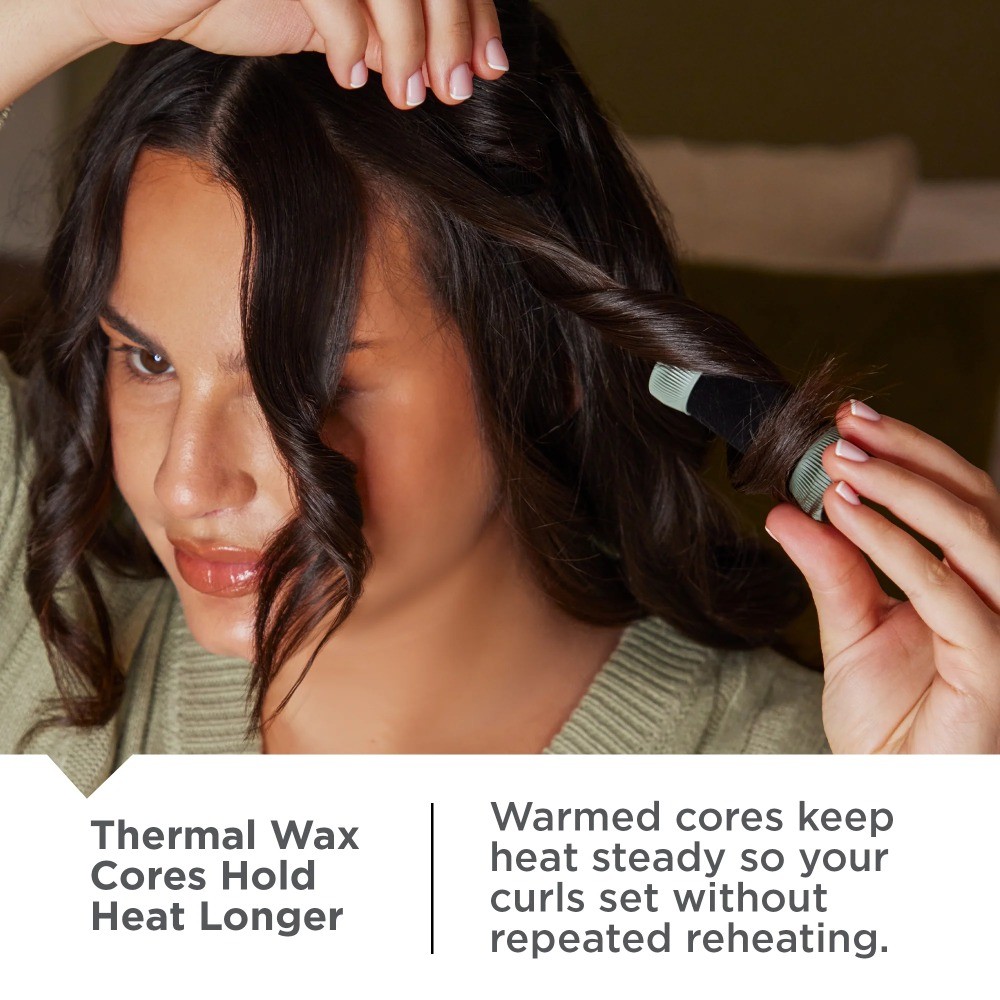 Remington Hair Setter, Ceramic, Ionic Conditioning, with 20 Rollers, Green